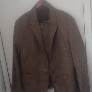 Old Navy Men XL Houndstooth Twill 2-Piece Suit bundle, Blazer & Trousers pants